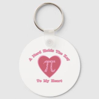Porte-clés Un Nerd tient la clé de mon coeur - Valentine Pi