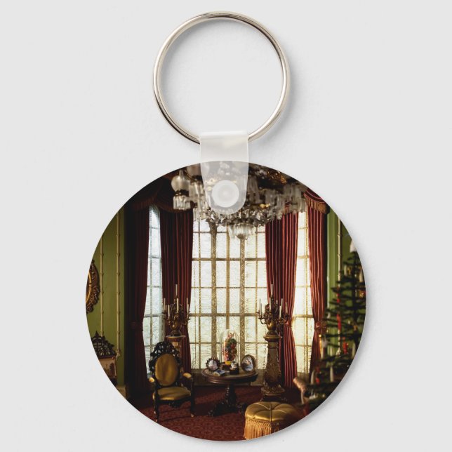 Porte-clés Un Noël victorien - Porte - clé personnalisable (Recto)