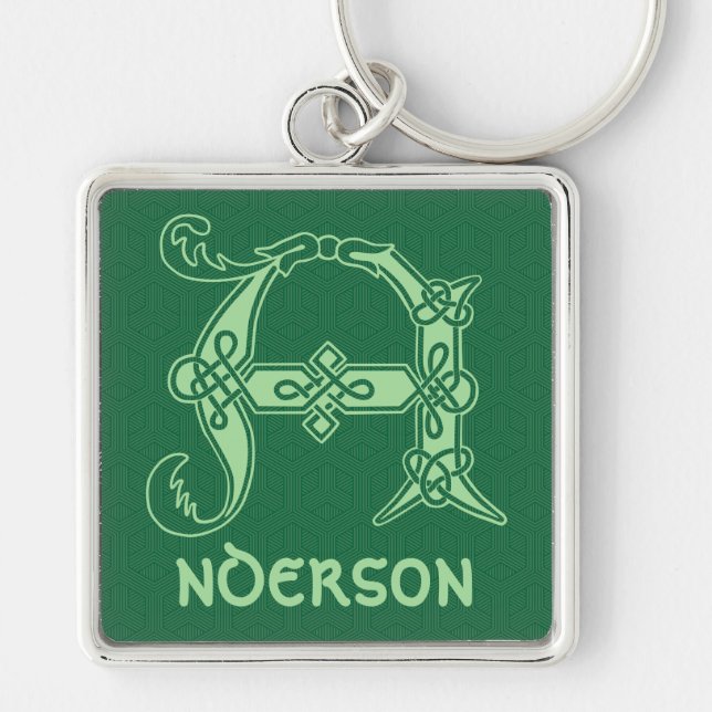 Porte-clés Un noeud celtique du XVIe siècle Capitale décorati (Devant)