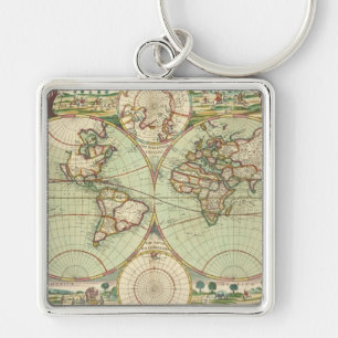 Porte-clés Un nouveau mapp du monde - atlas