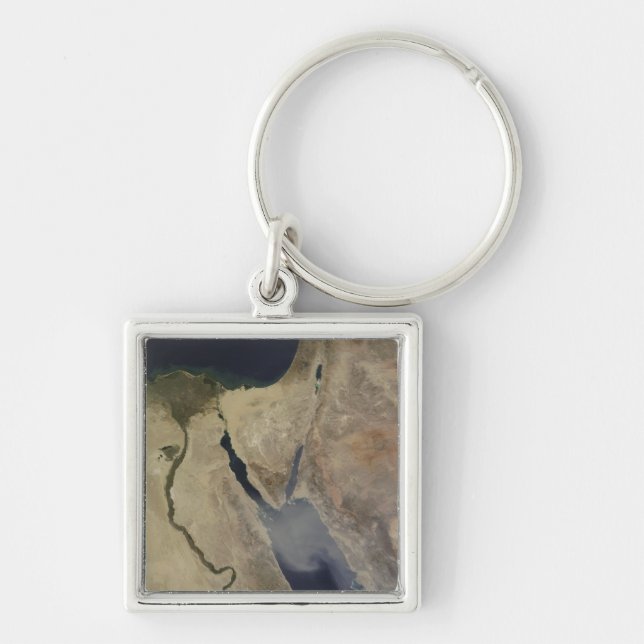 Porte-clés Un nuage de poussière bronzée d'Arabie Saoudite (Devant)