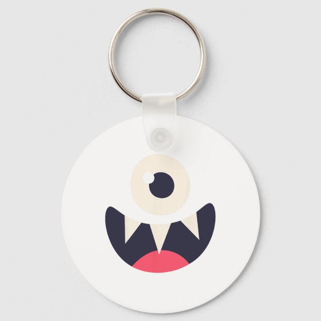 Porte-clés Un Oeil Monster Idées Costume Facile Halloween Gra (Recto)