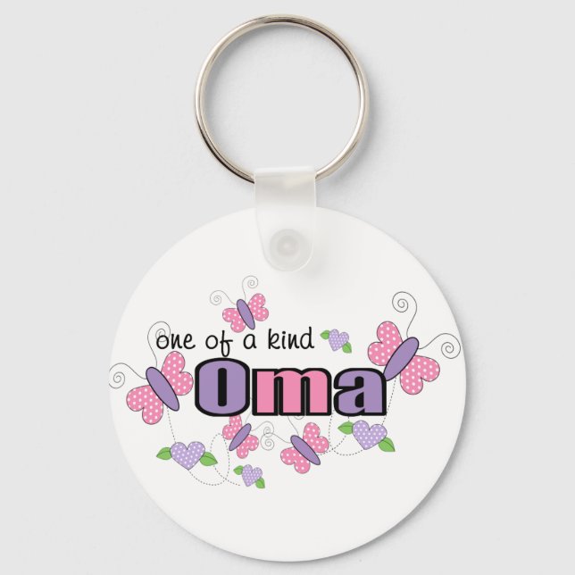 Porte-clés Un Oma De Type (Recto)
