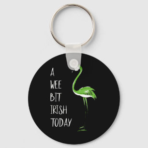 Porte-clés Un petit peu irlandais aujourd'hui Flamingo St Pat