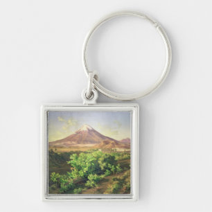 Porte-clés Un petit volcan dans la campagne mexicaine, 1887