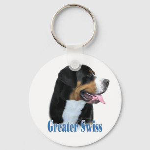 Porte-clés Un plus grand nom suisse de chien de montagne