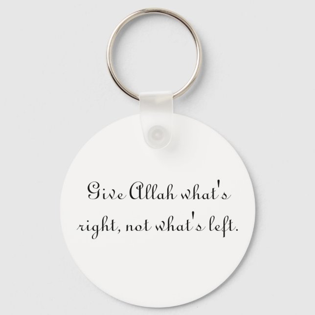 Porte-clés Un rappel quotidien (Recto)