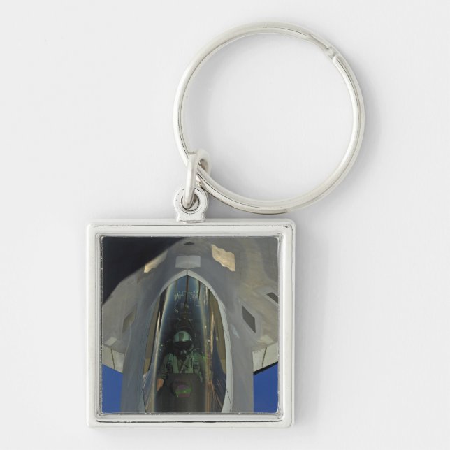 Porte-clés Un Raptor F-22 reçoit du carburant d'un KC-135 (Devant)