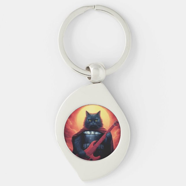 Porte-clés Un Riff qui secoue le Cosmos | Seigneur des chats  (Devant)