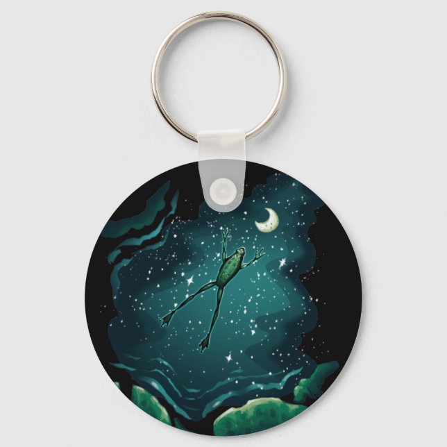 Porte-clés Un saut par-dessus la Lune (Recto)