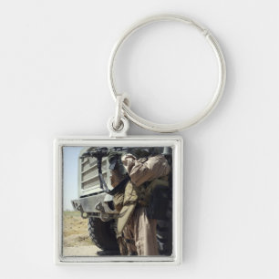 Porte-clés Un soldat assure la sécurité des Marines