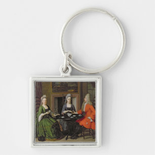 Porte-clés Un thé (huile sur la toile)