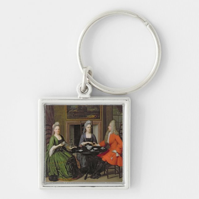 Porte-clés Un thé (huile sur la toile) (Devant)
