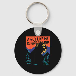 Porte-clés Un type comme moi est difficile à trouver Bigfoot 