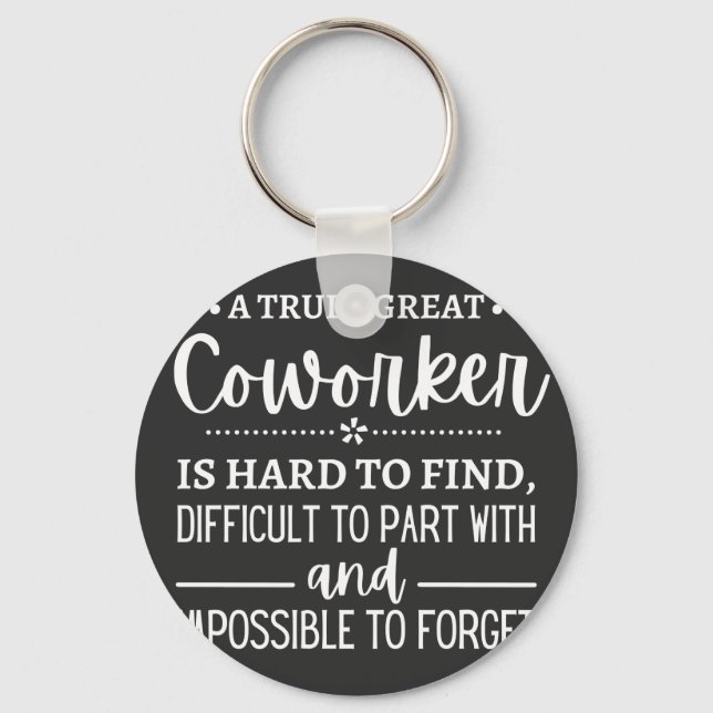 Porte-clés Un vrai grand collègue (Recto)