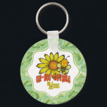 Porte-clés Unbelievable Mum Sunflowers<br><div class="desc">The world's most unbelievable Mum sunflowers, bumble bees, and text gift ideas in pretty, bold, bright colors of orange, green, red, and yellow. Great birthday, holiday or special occasion gifts for mothers. Cute, sweet and whimsical, these fun feminine gifts will make her smile. Tags: "bright green red yellow orange", "colorful...</div>
