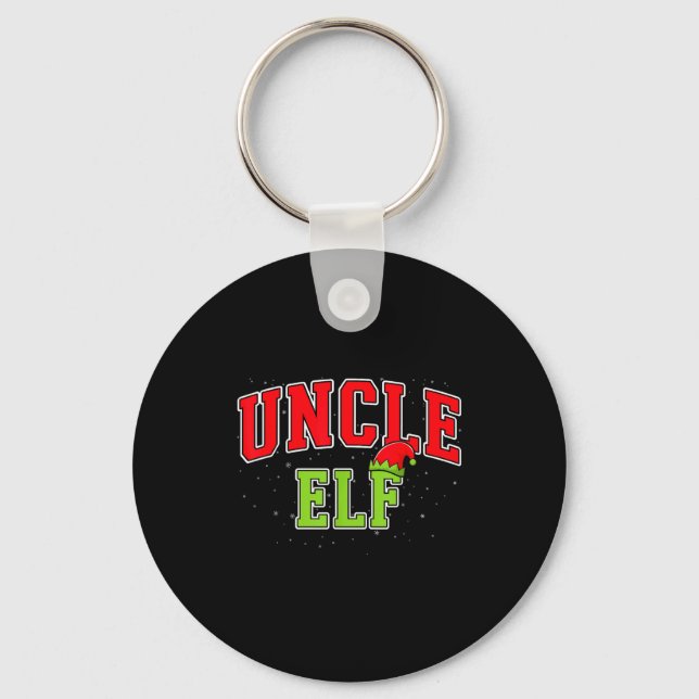 Porte-clés Uncle Elf Christmas Family Matching Group Xmas Unc (Recto)