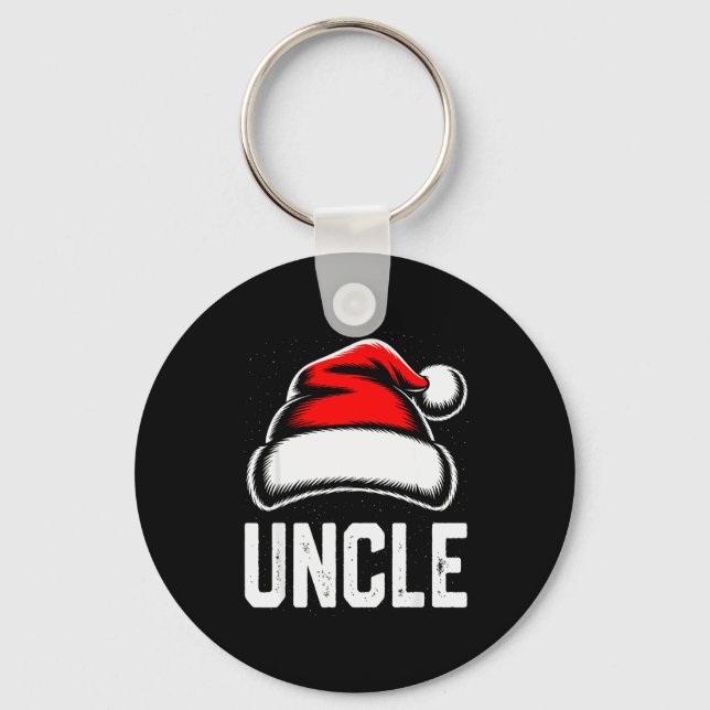Porte-clés Uncle Santa Christmas Family Matching Pajamas Xmas (Recto)