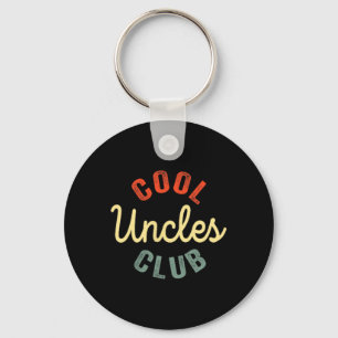 Porte-clés Uncles Club Meilleur Oncle Jamais Drôle Fête des p