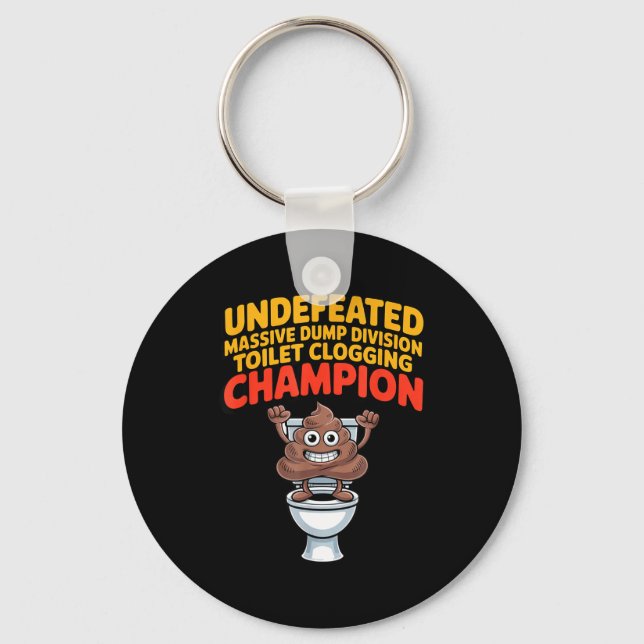 Porte-clés Undefeated Mive Dump Di Toilet Clogging Chamon  (Recto)