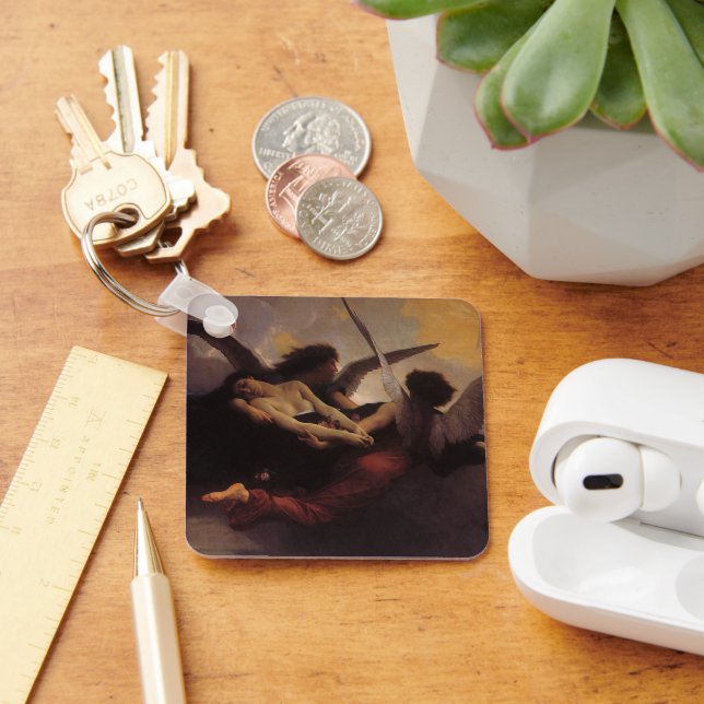 Porte-clés Une âme portée au ciel par Bouguereau (Bureau)