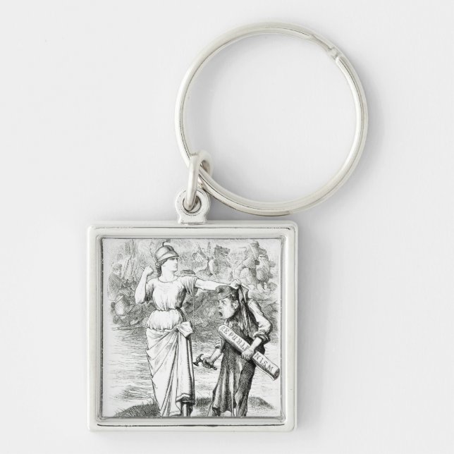 Porte-clés Une bande dessinée française de Lesson', de "Punch (Devant)