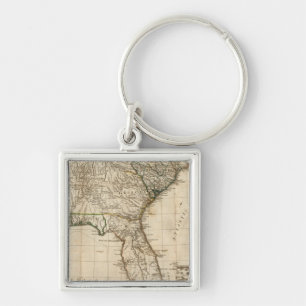 Porte-clés Une carte générale des colonies britanniques du