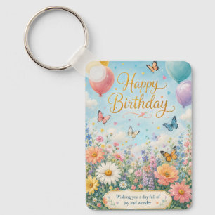 Porte-clés Une Célébration de Jardin Fantaisiste