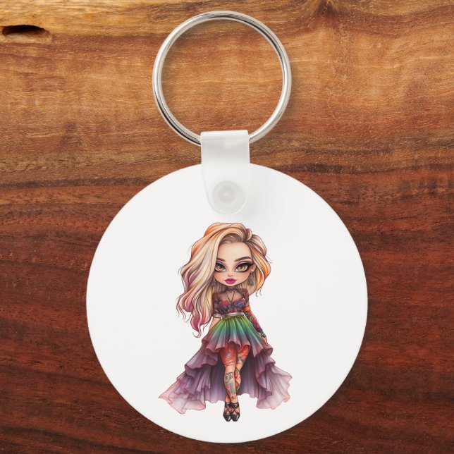 Porte-clés Une collection de designs Halloween pour jolie fil (Recto)