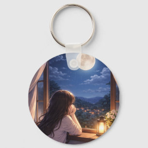 Porte-clés Une Conversation Silencieuse avec le Ciel