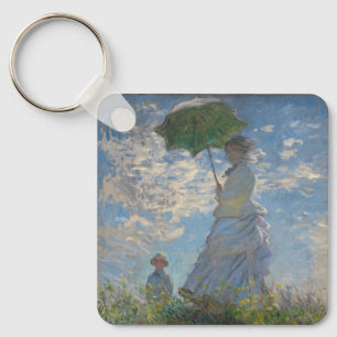 Porte-clés Une femme Claude Monet avec un parasol (La promena