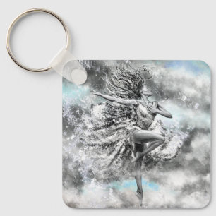 Porte-clés Une femme dansant dans les nuages Porte - clé - Se
