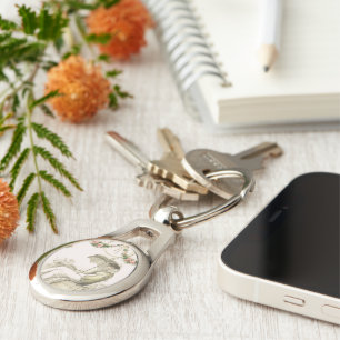 Porte-clés Une femme lit Regency fashionplate