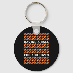 Porte-clés Une fête pour les 100 jours d'école de football en