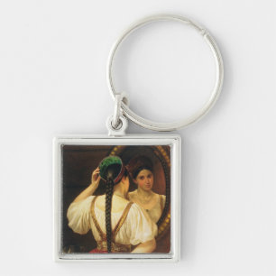 Porte-clés Une fille au miroir, 1848