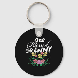 Porte-clés Une grand-mère bénie Nonna Gigi Mémé Nana Maman Je