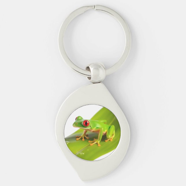 Porte-clés Une grenouille treefrog à yeux rouges (Devant)