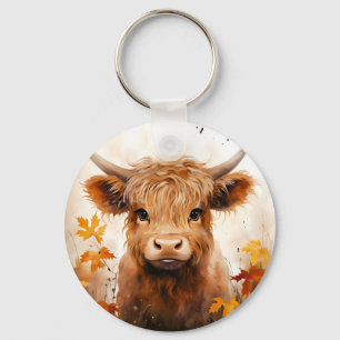 Porte-clés Une jolie gamme de vaches Highland Design 1