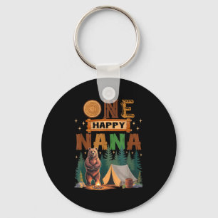 Porte-clés Une joyeuse Nana campeuse pour le 1er anniversaire