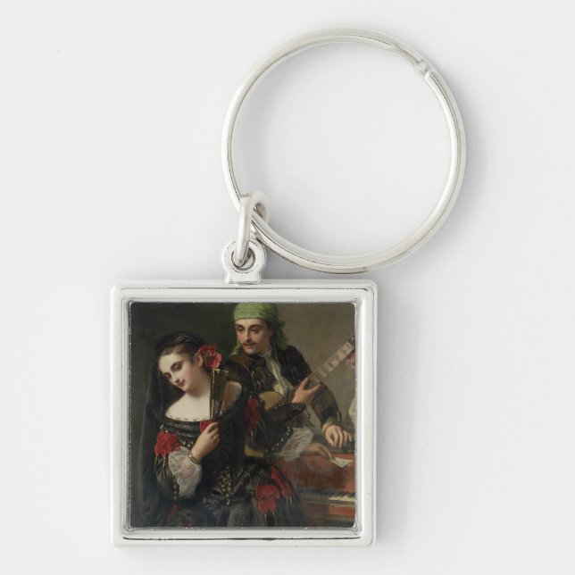 Porte-clés Une leçon de musique, Séville (Devant)