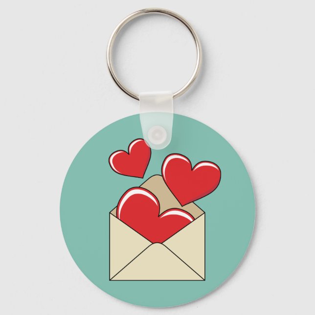 Porte-clés Une lettre d'amour (Recto)