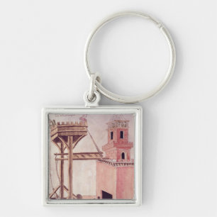 Porte-clés Une machine de siège