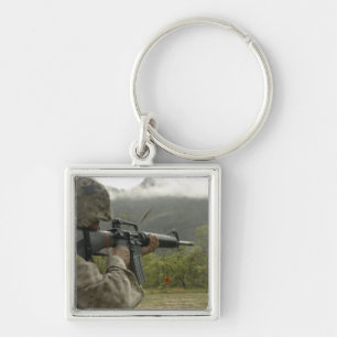 Porte-clés Une marine conduit des exercices