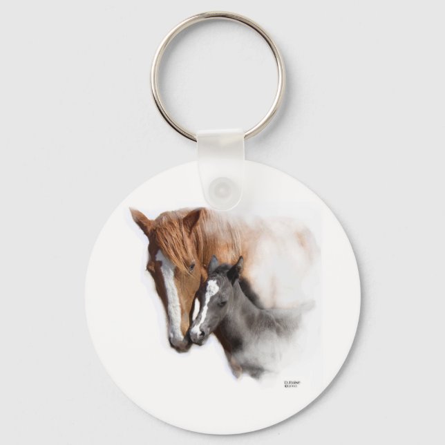 Porte-clés Une mère aime le Porte - clé (Recto)