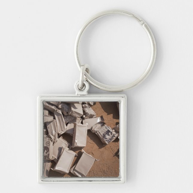 Porte-clés Une pile de repas prêts à manger (Devant)