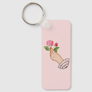 Porte-clés Une rose