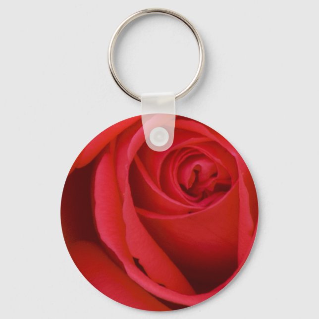 Porte-clés Une Rose Rouge Pour Vous (Recto)