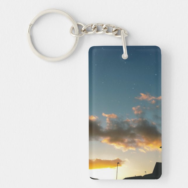 Porte-clés Une rue couronnée d'étoiles (Devant)