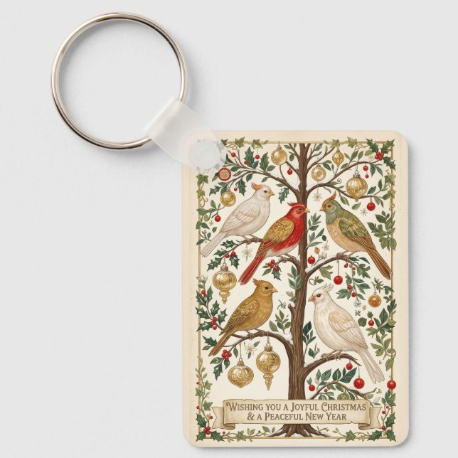 Porte-clés Une Symphonie d'Ailes d'Hiver (Recto)