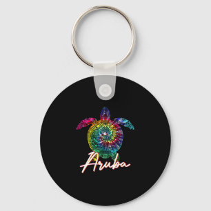 Porte-clés Une Tortue De Mer Tie Dye Aru Famille Correspondan